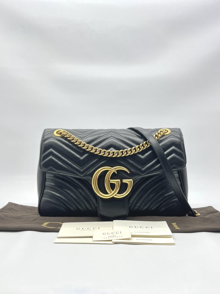 Gucci Medium Marmont Black GHW