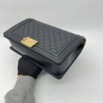 Chanel Boy 28 Caviar Black GHW