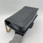 Chanel Boy 28 Caviar Black GHW