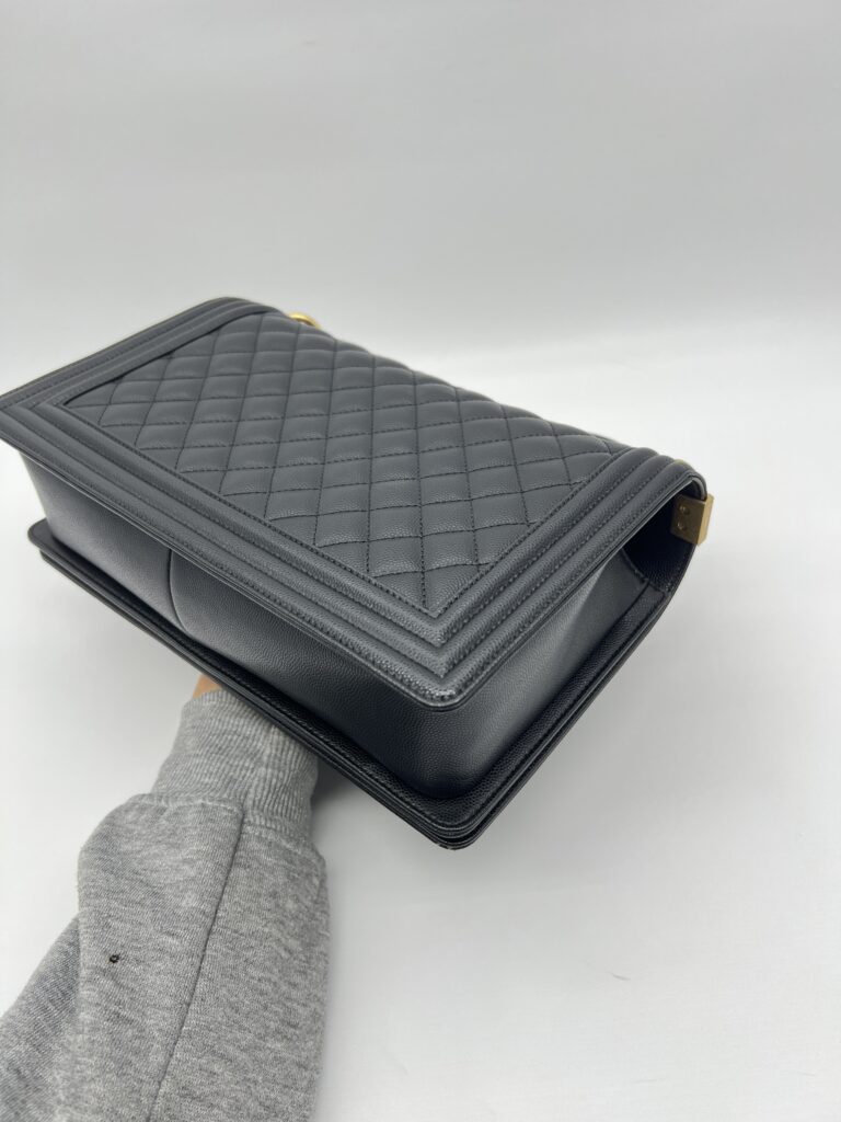 Chanel Boy 28 Caviar Black GHW