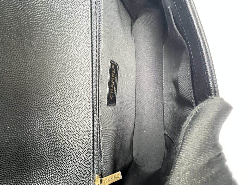 Chanel Boy 28 Caviar Black GHW