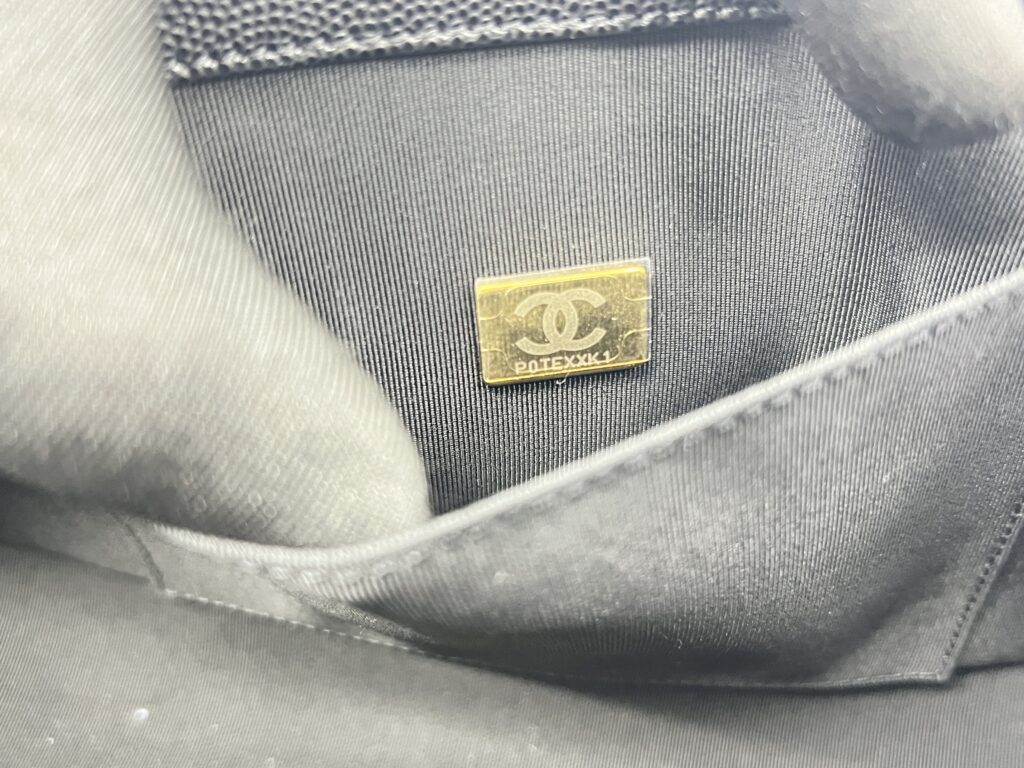 Chanel Boy 28 Caviar Black GHW