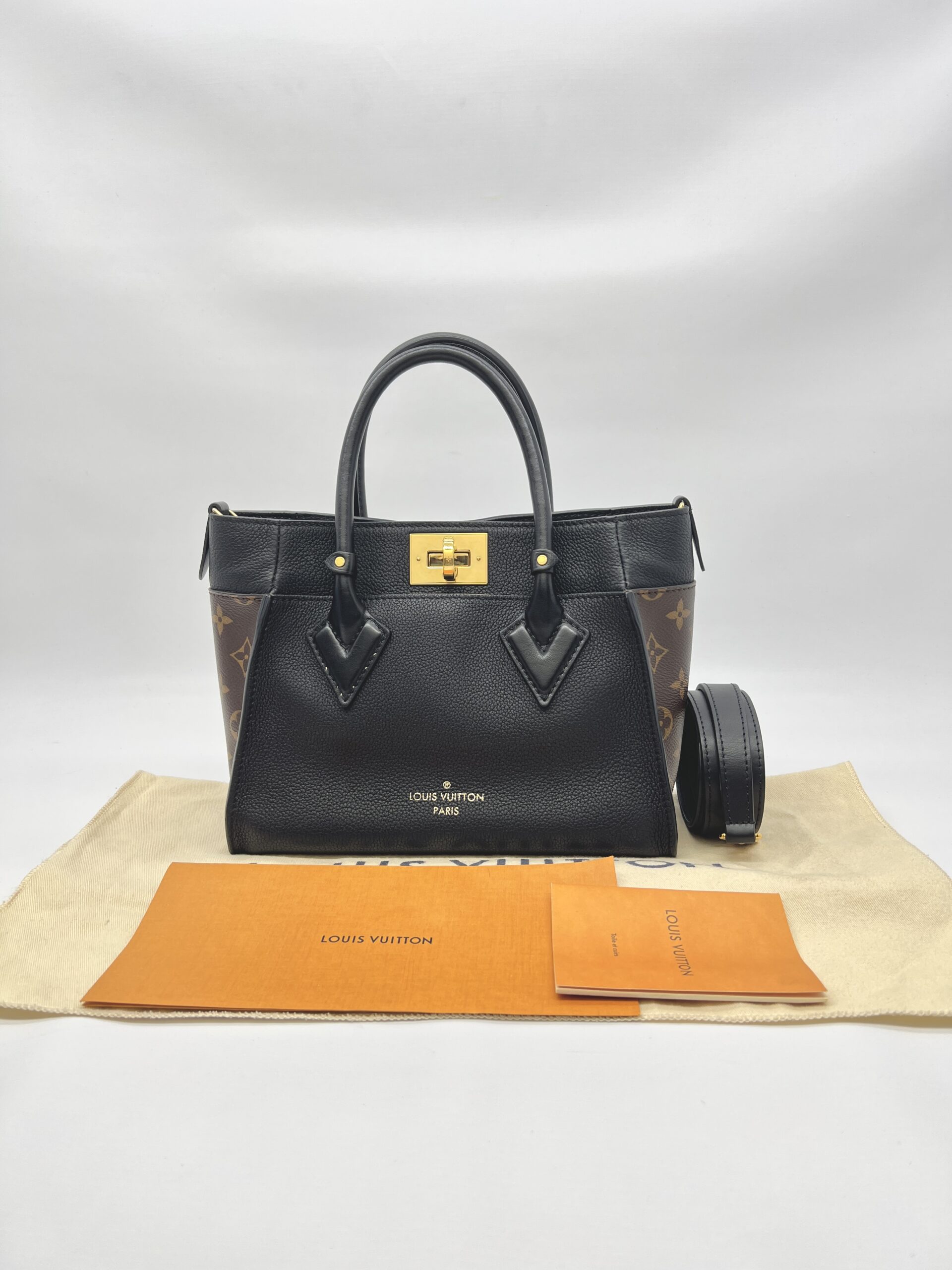 Louis Vuitton On My Side PM Monogram Noir GHW