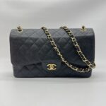Chanel Classic Jumbo D Flap Caviar Black GHW