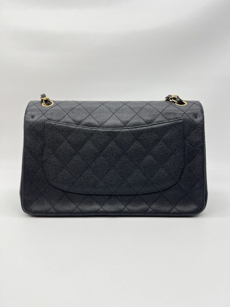 Chanel Classic Jumbo D Flap Caviar Black GHW