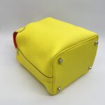 Hermes Picotin 18 Clemence Limoncello/Orange Minium PHW