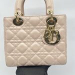 Dior lady Dior Small Lambskin Powder Pink GHW
