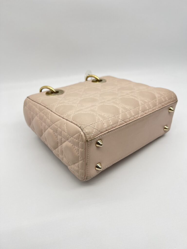 Dior lady Dior Small Lambskin Powder Pink GHW