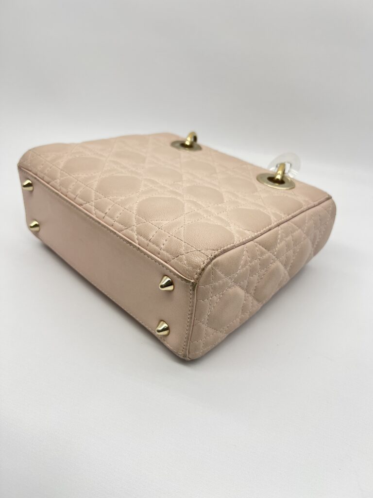 Dior lady Dior Small Lambskin Powder Pink GHW