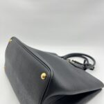 Prada Tote Bag Handle Saffiano Cuir Black GHW