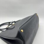 Prada Tote Bag Handle Saffiano Cuir Black GHW