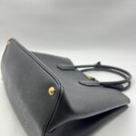 Prada Tote Bag Handle Saffiano Cuir Black GHW