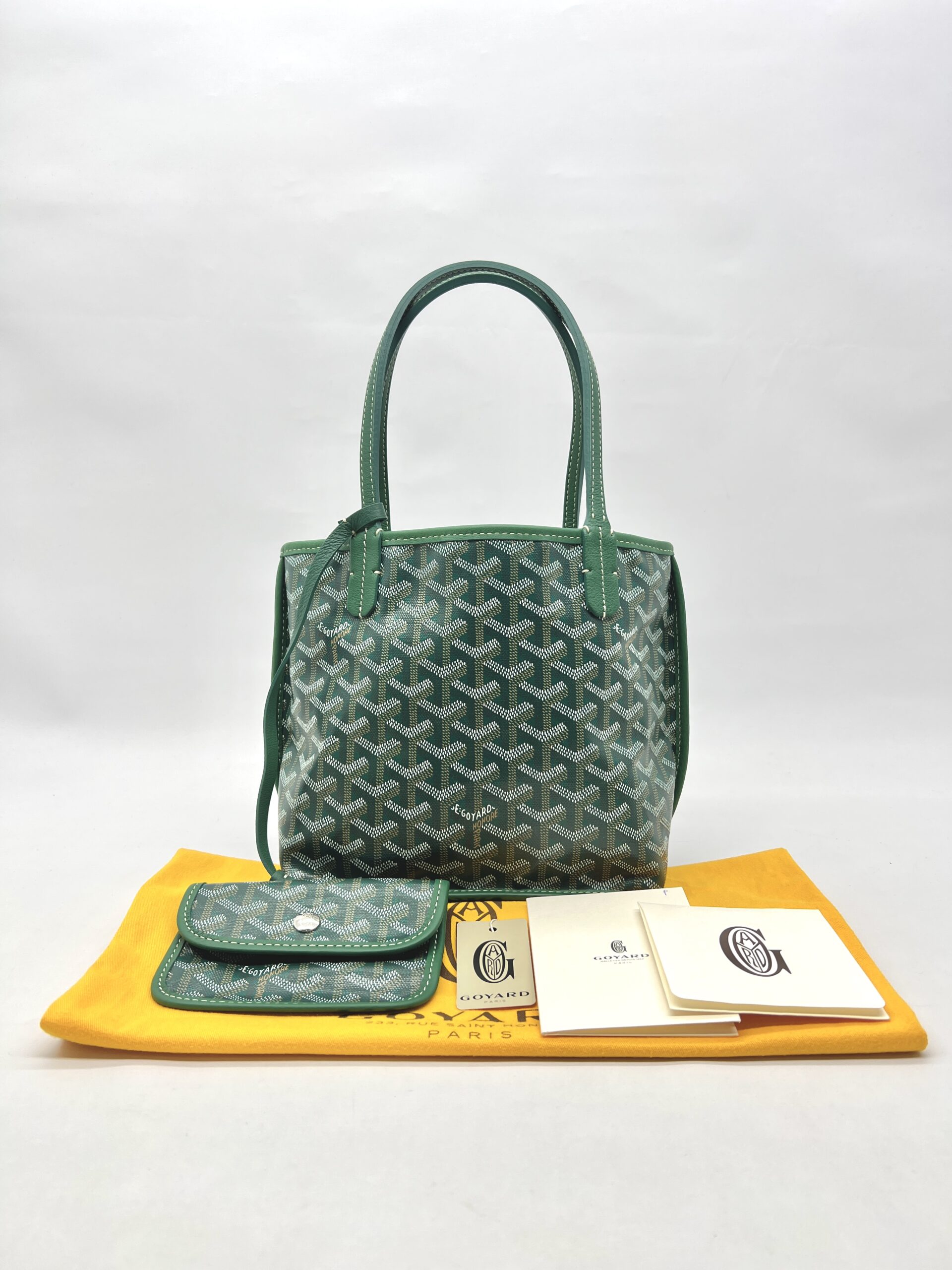 Goyard Mini Anjou Goyardine Vert SHW