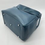 Hermes Lindy 34 Clemence Bleu Colvert/Turquoise Verso PHW