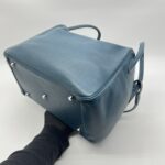 Hermes Lindy 34 Clemence Bleu Colvert/Turquoise Verso PHW