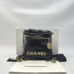 Chanel C22 Mini Lambskin Black GHW