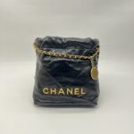 Chanel C22 Mini Lambskin Black GHW