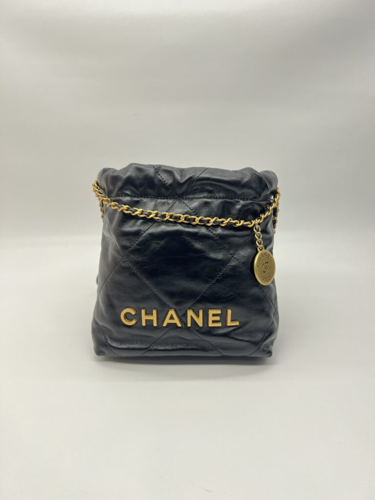 Chanel C22 Mini Lambskin Black GHW