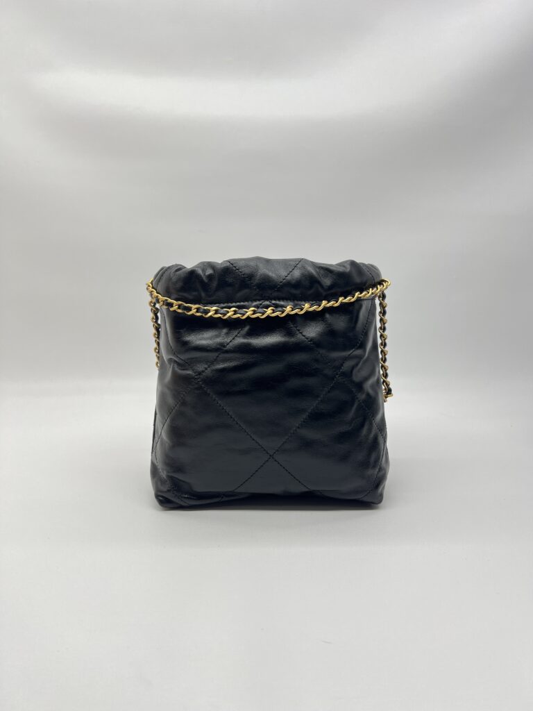 Chanel C22 Mini Lambskin Black GHW