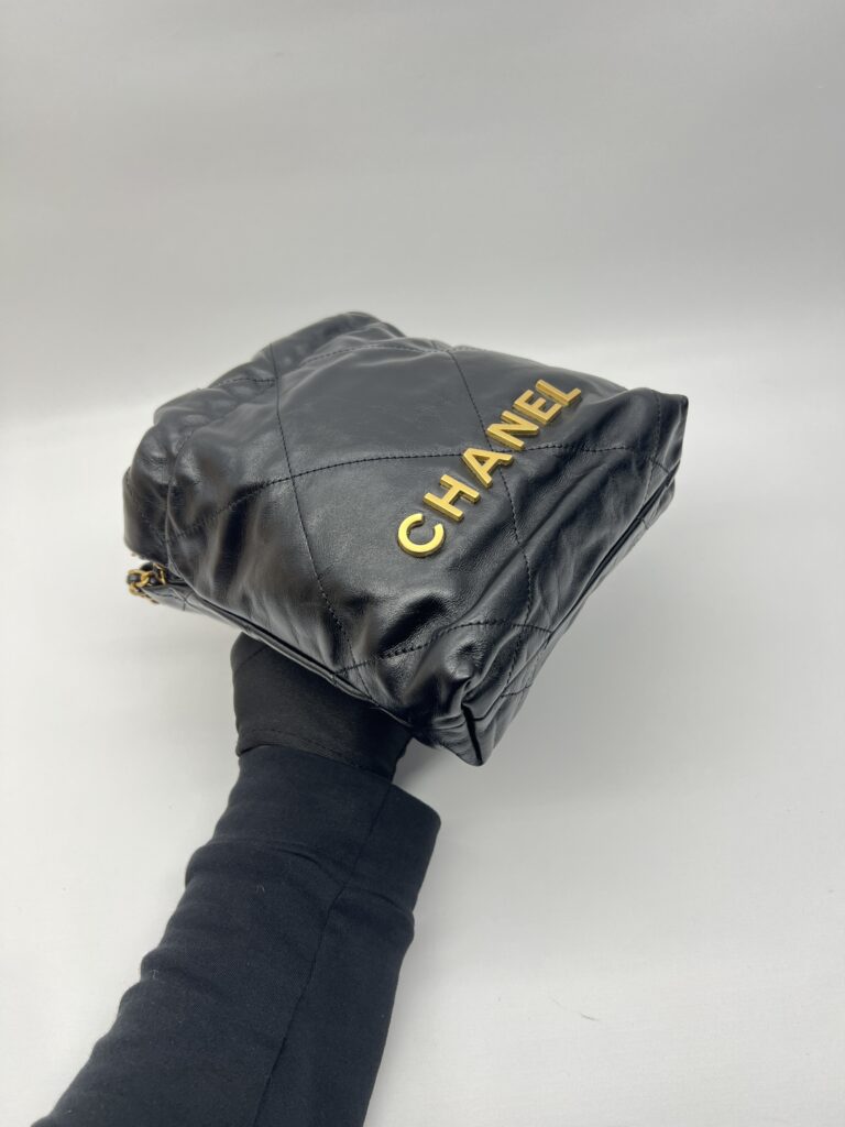 Chanel C22 Mini Lambskin Black GHW