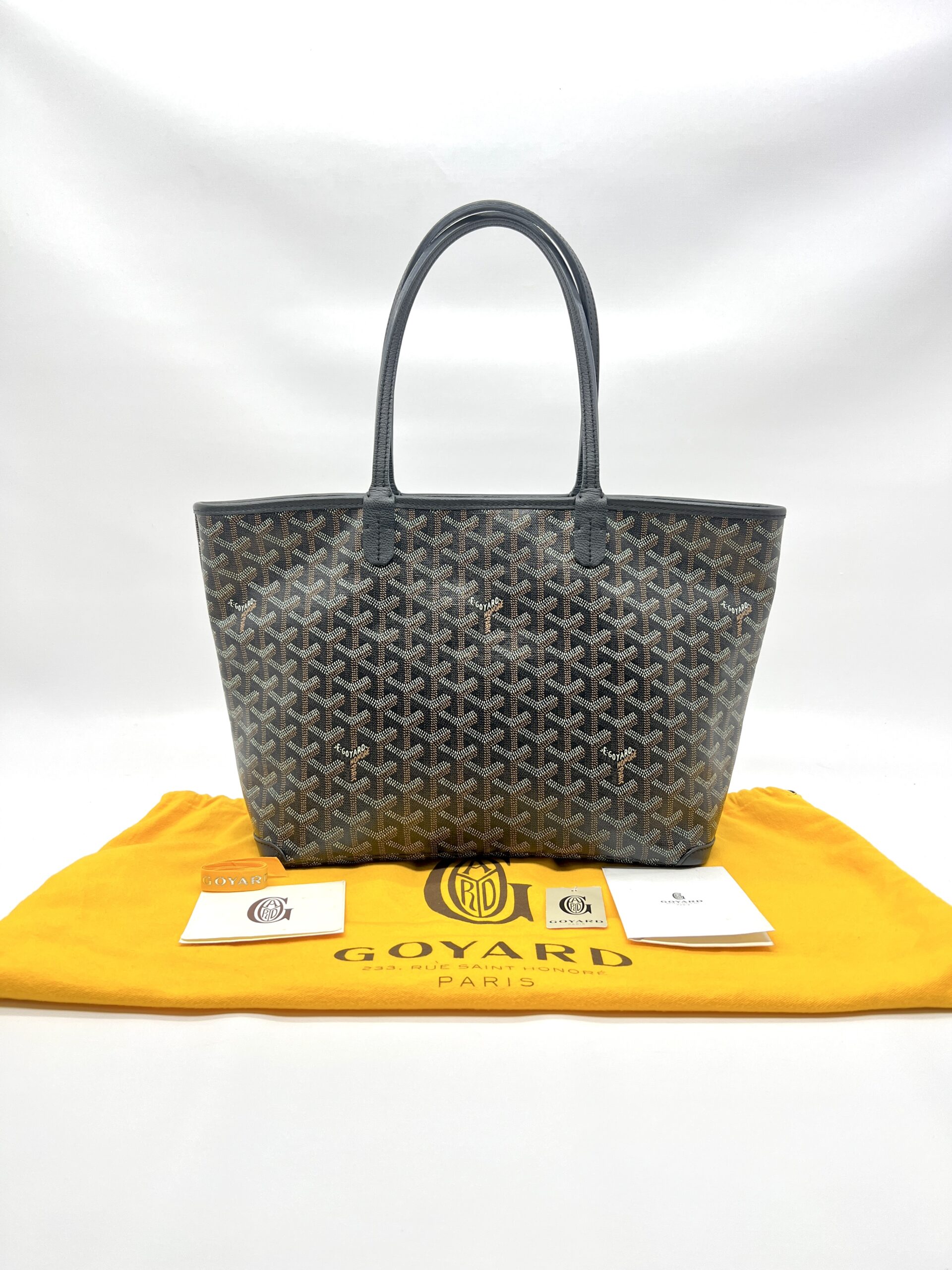 Goyard Artois PM Goyardine Noir SHW