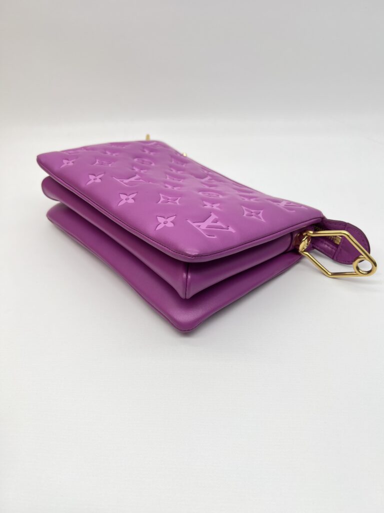 Louis Vuitton Coussin BB Monogram Embossed Purple GHW