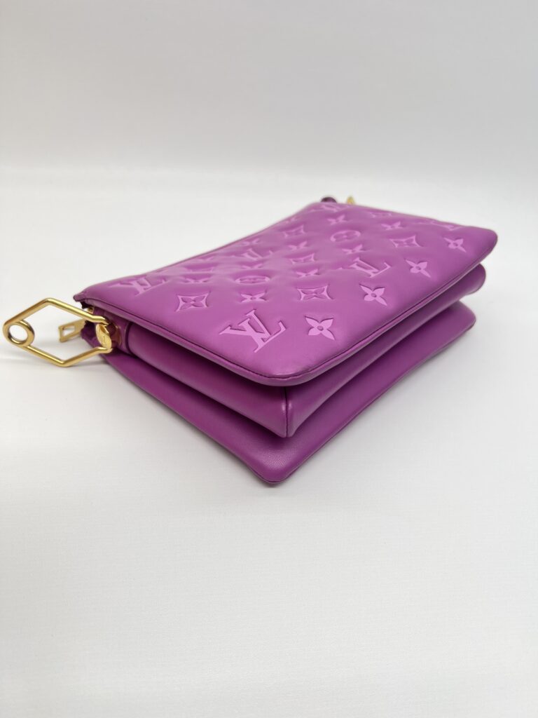 Louis Vuitton Coussin BB Monogram Embossed Purple GHW