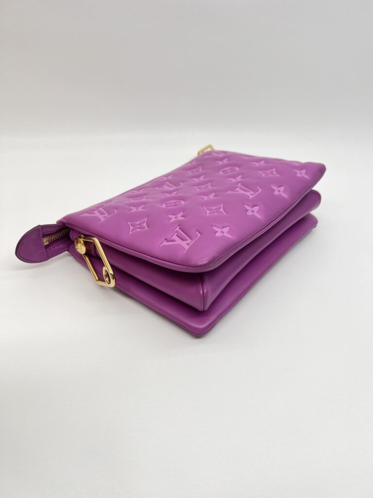 Louis Vuitton Coussin BB Monogram Embossed Purple GHW