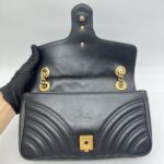 Gucci GG Marmont Flap Small Black GHW