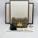 Gucci Padlock Small GG Supreme Bees GHW