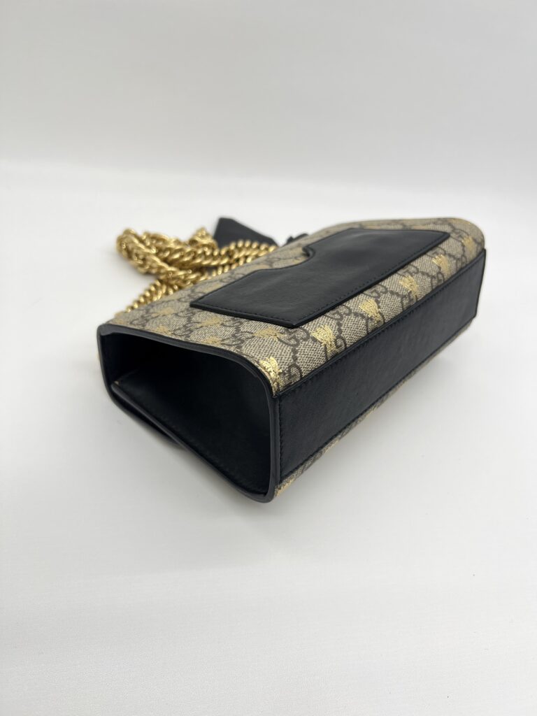 Gucci Padlock Small GG Supreme Bees GHW