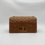 Dior Caro Medium Macrocannage Lambskin Caramel GHW