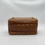 Dior Caro Medium Macrocannage Lambskin Caramel GHW