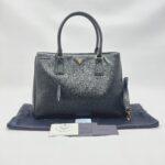 Prada Galleria Saffiano Lux Black GHW