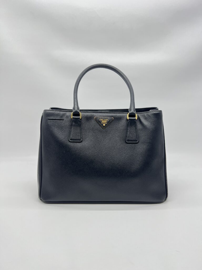 Prada Galleria Saffiano Lux Black GHW
