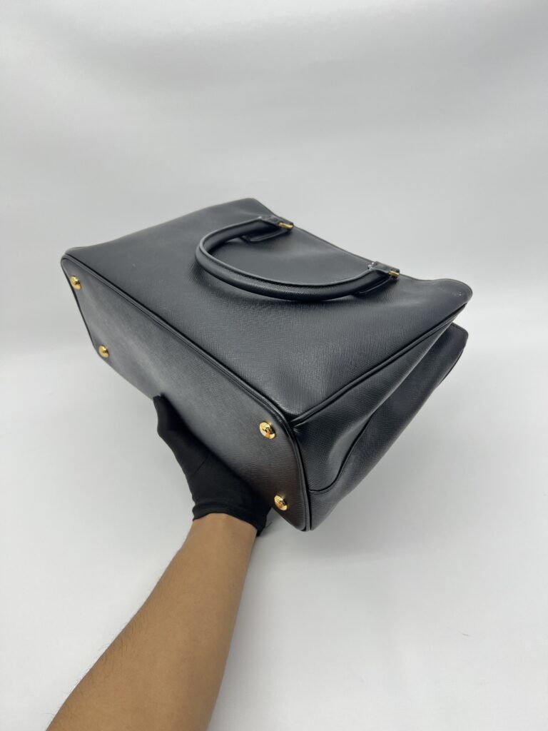 Prada Galleria Saffiano Lux Black GHW