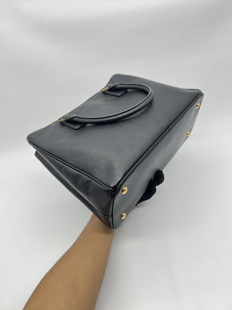 Prada Galleria Saffiano Lux Black GHW