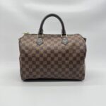 Louis Vuitton Speedy Bandou 30 Damier Ebene GHW