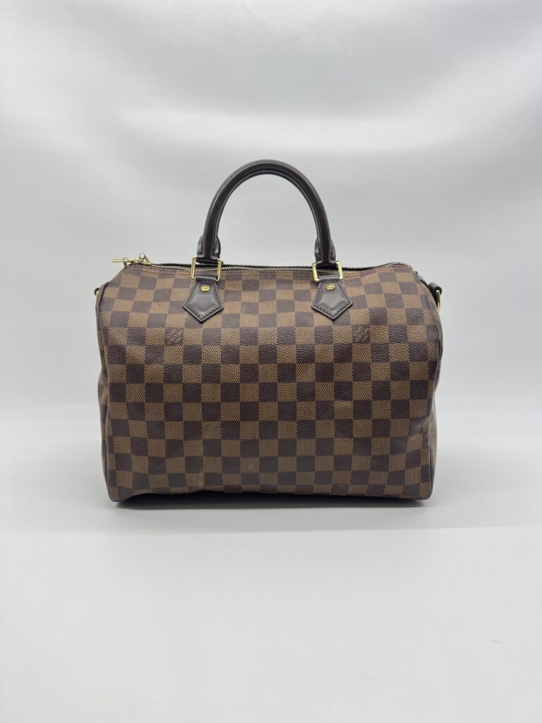 Louis Vuitton Speedy Bandou 30 Damier Ebene GHW