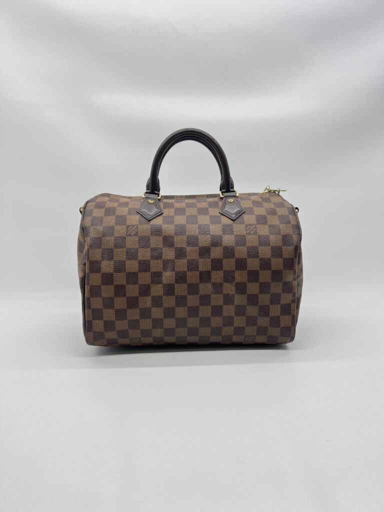 Louis Vuitton Speedy Bandou 30 Damier Ebene GHW