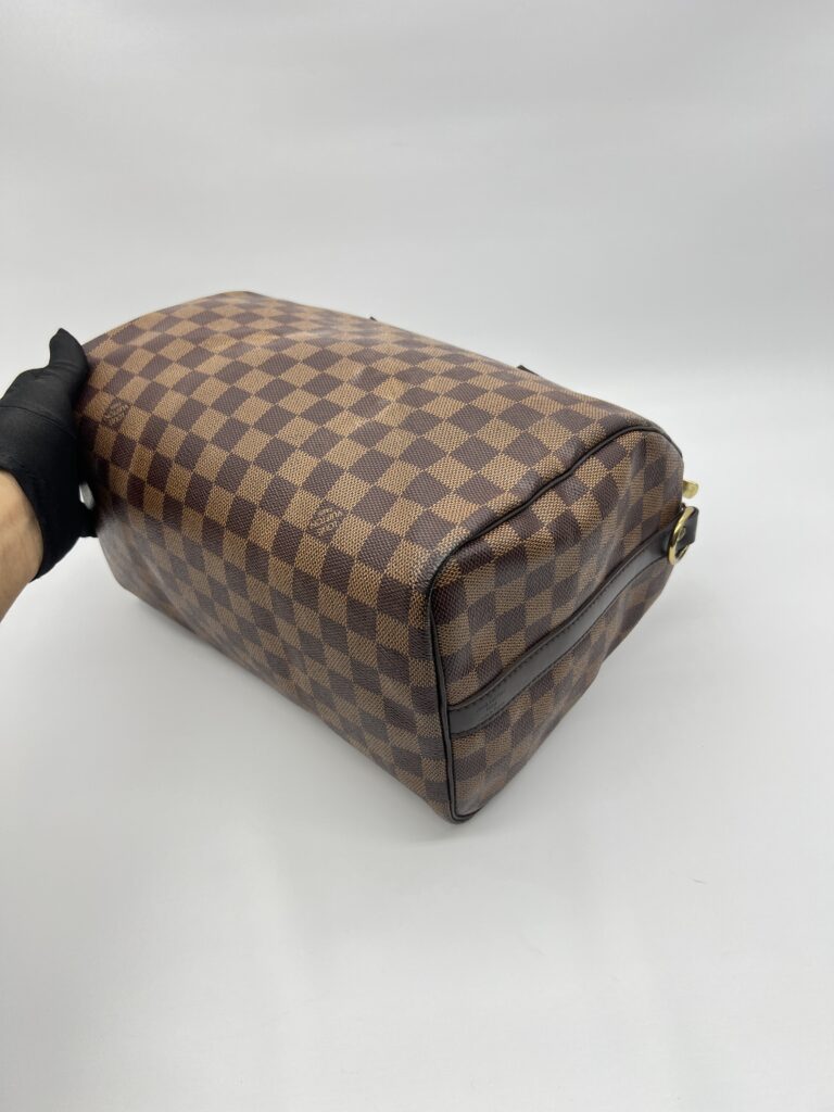 Louis Vuitton Speedy Bandou 30 Damier Ebene GHW
