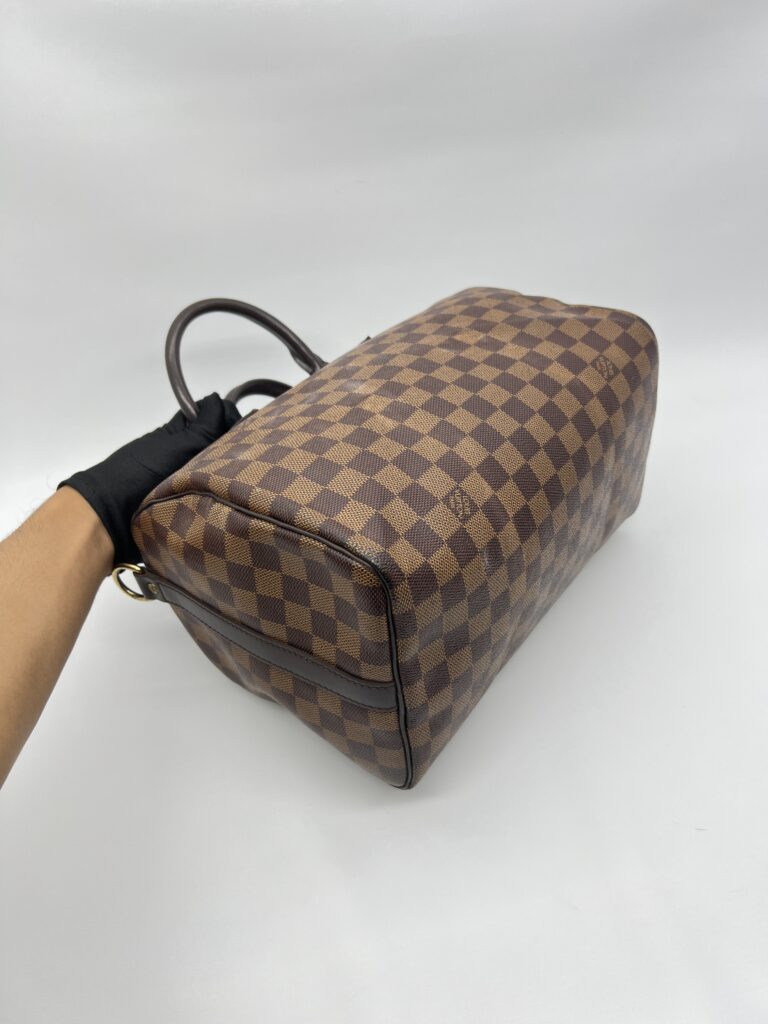 Louis Vuitton Speedy Bandou 30 Damier Ebene GHW