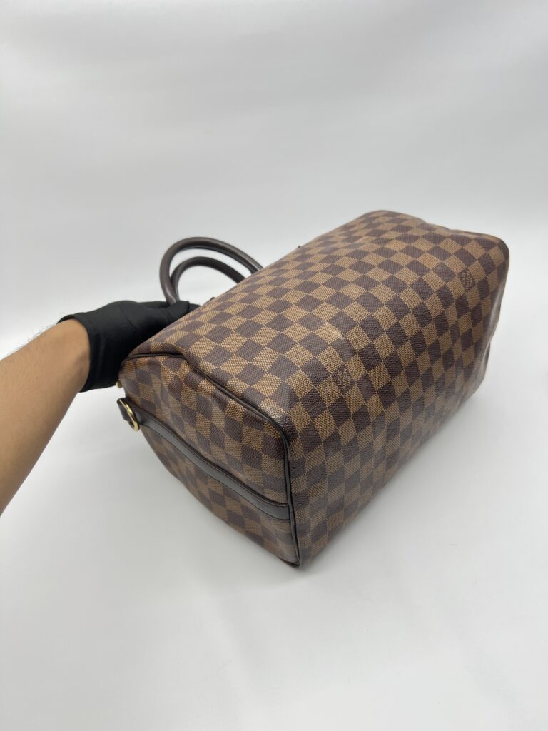 Louis Vuitton Speedy Bandou 30 Damier Ebene GHW
