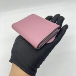 Dior Saddle Lotus Wallet Pink Grained GHW