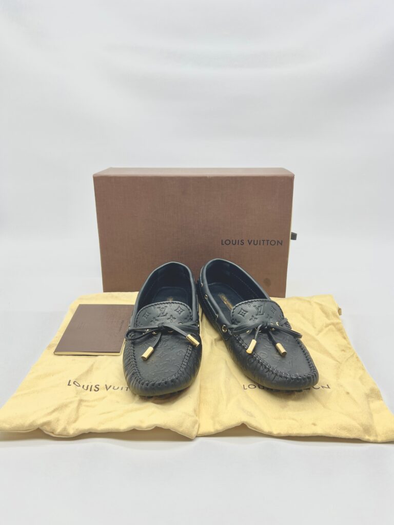 Louis Vuitton Gloria Flats Monogram Black