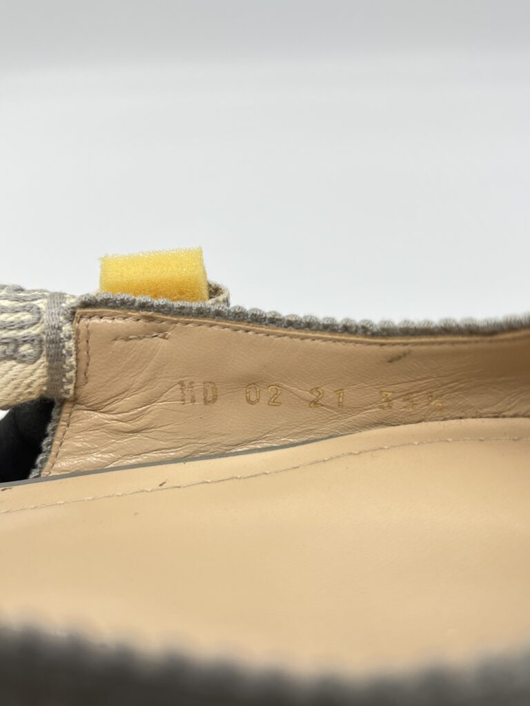 Dior Jadior Flat Toile De Jouy Offwhite Grey