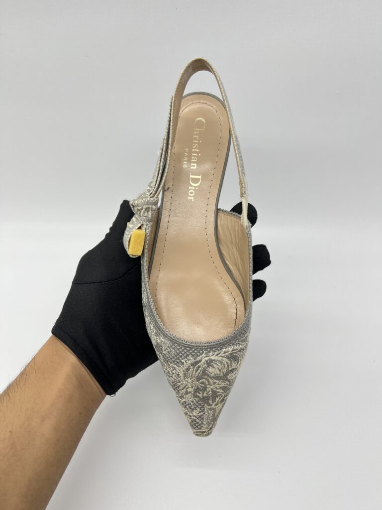 Dior Jadior Flat Toile De Jouy Offwhite Grey