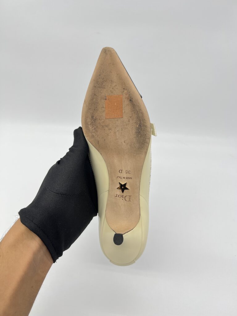 Dior Spectadior Heels Calfskin Black Off White