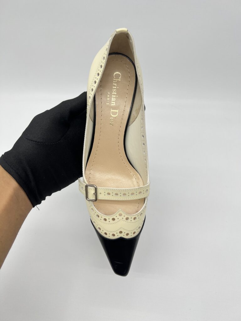 Dior Spectadior Heels Calfskin Black Off White