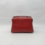 Gucci Interlocking GG Top Leather Grained Red LGHW